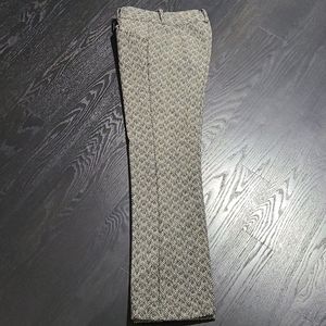 Low rise tweed dress pants